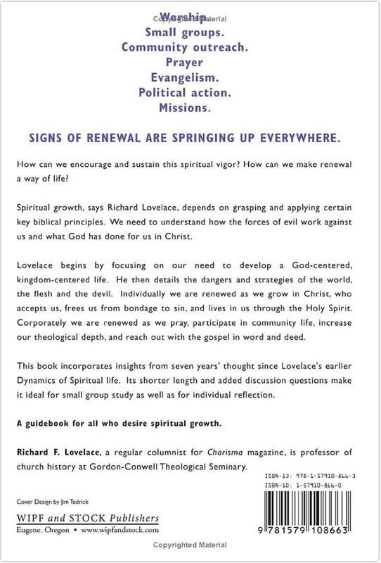Renewal As a Way of Life