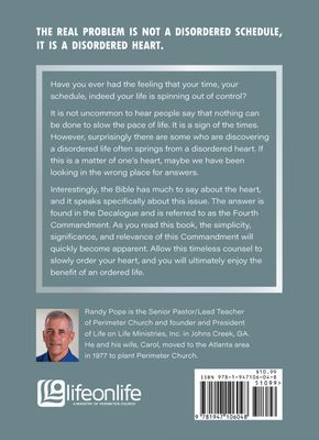 A Remedy for a Disordered Life [Randy Pope]