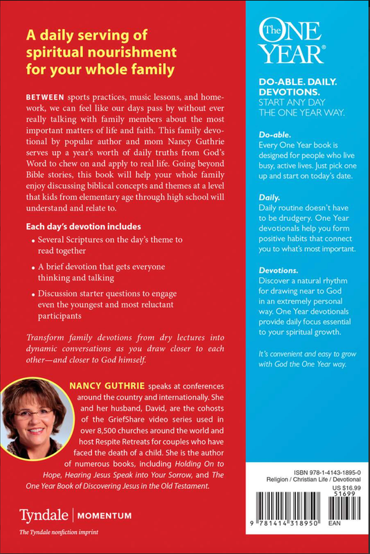 The One Year of Dinner Table Devotions and Discussion Starters [Nancy Guthrie]