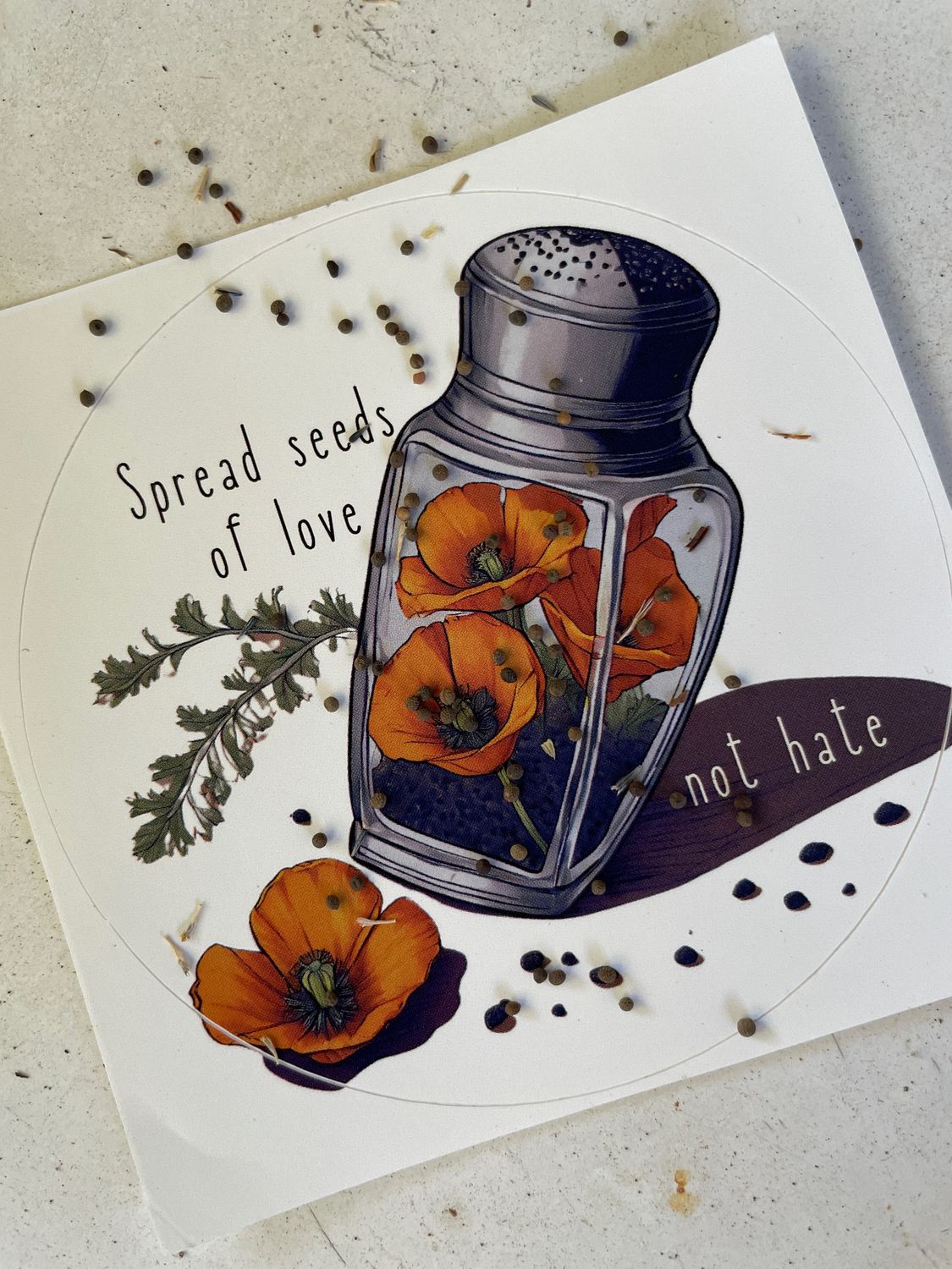 Seeds of Love Stickers