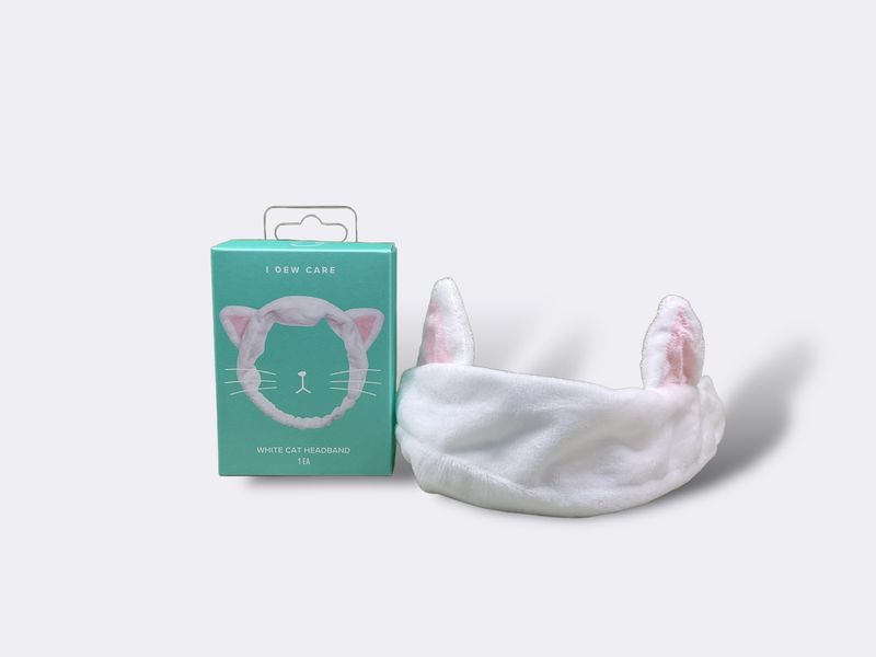 White Cat Headband