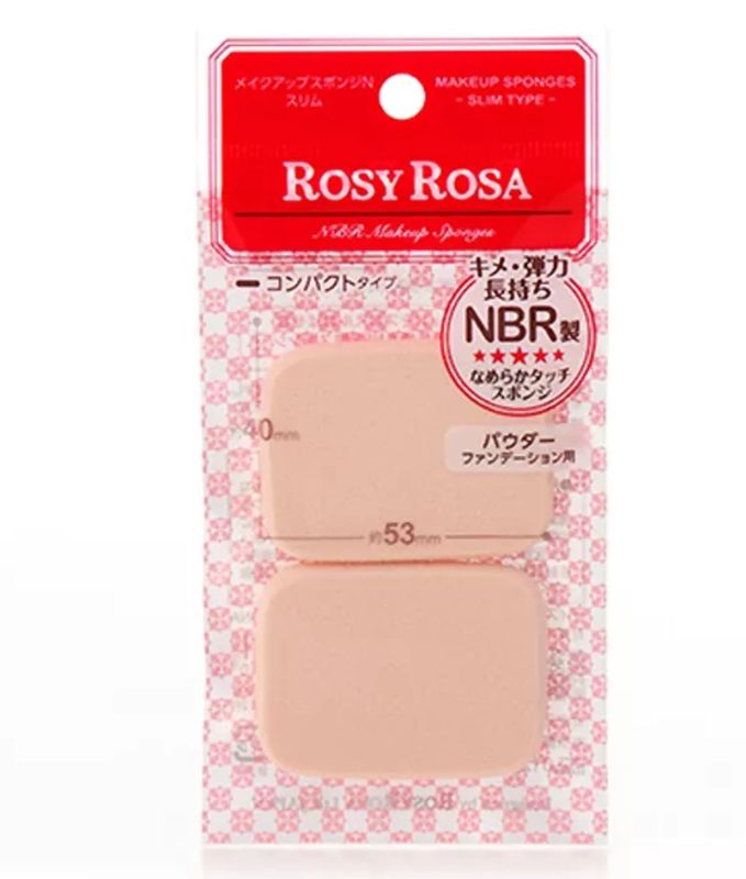 ROSYROSA方形粉扑2P