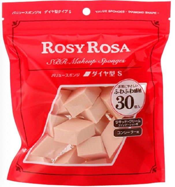 ROSYROSA 砖石状 化妆棉 30入