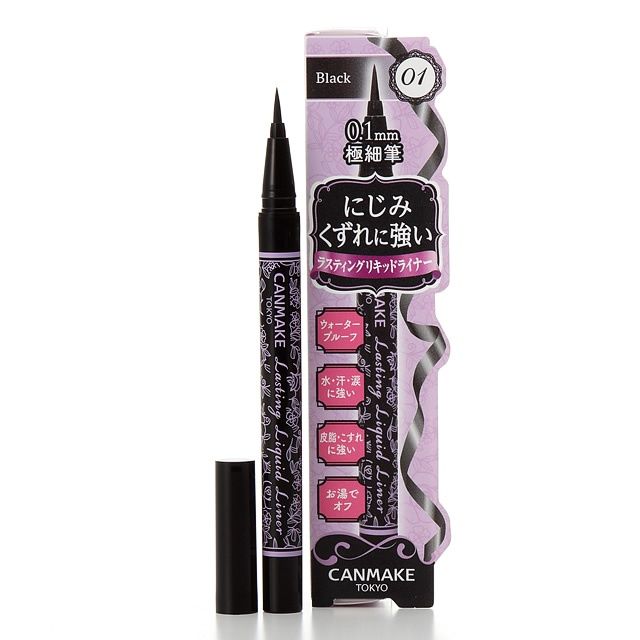 CANMAKE 持久眼线液笔01 BLACK