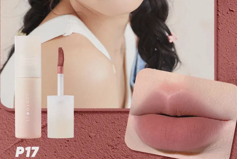 Velvet Silky Matte Lip Tint - 4 Colors [#P17 - 3.3g]