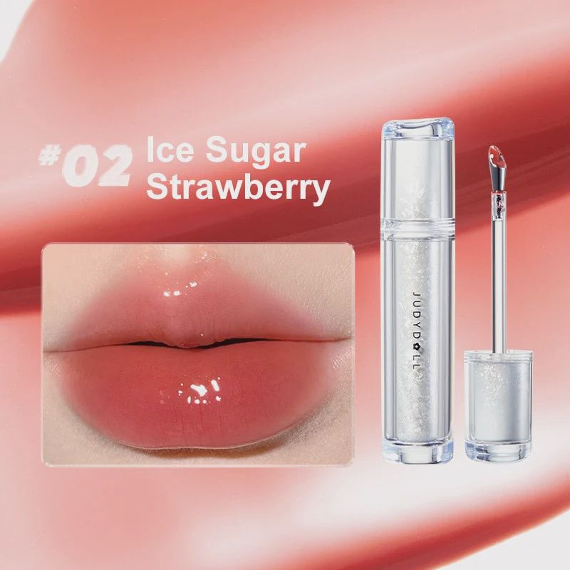 Ice Watery Lip Gloss - 2 colours [#02 Ice Suger Strawberry - 2.4g