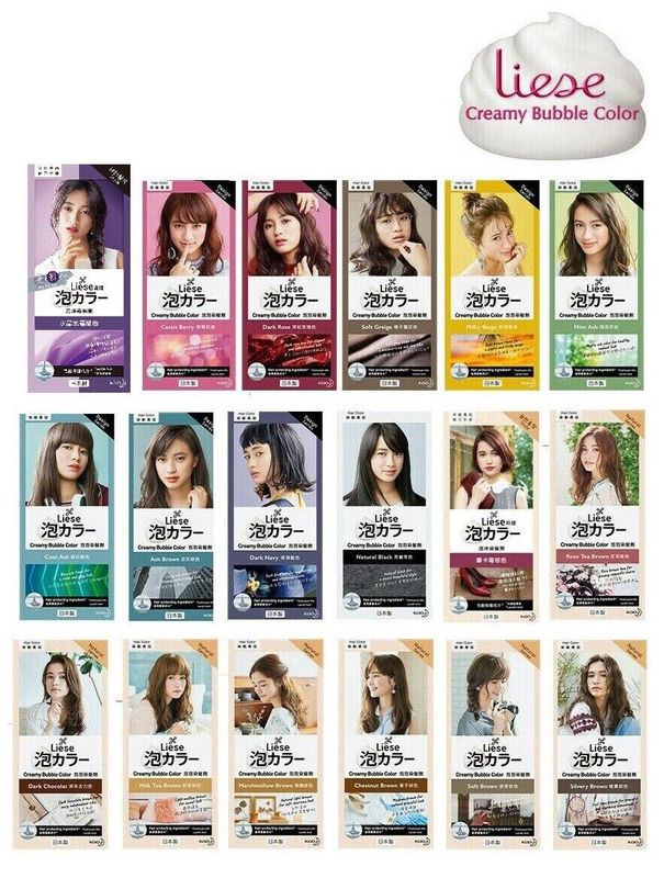 Liese Creamy Bubble Hair Color #Natural Brown