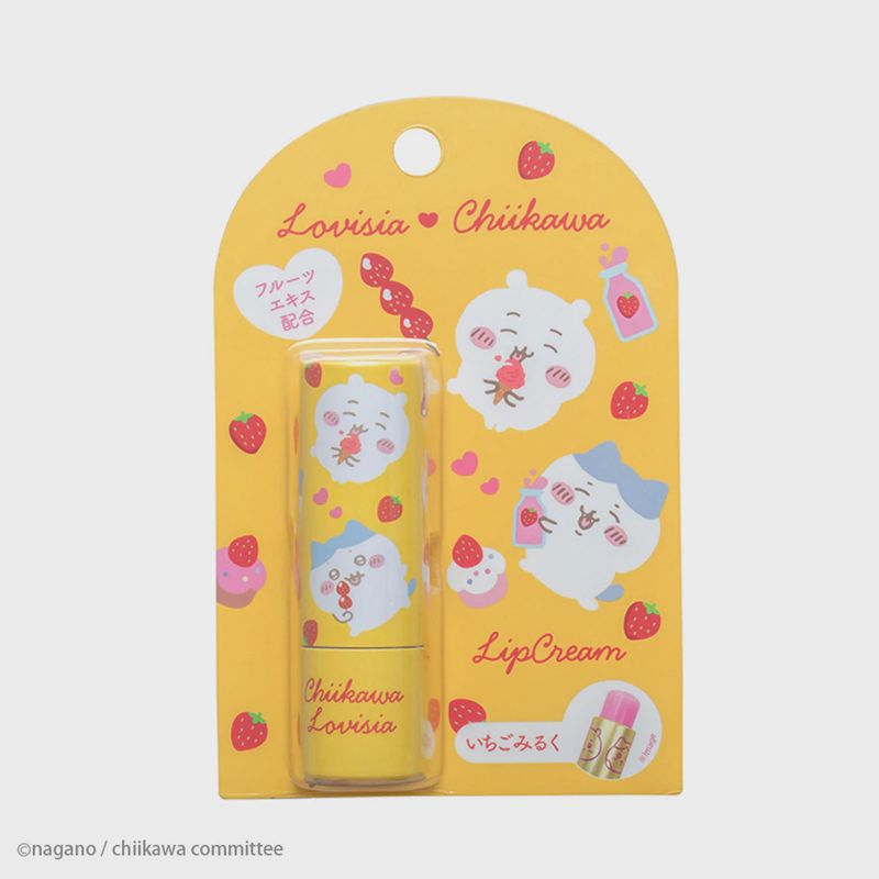 Lovisia  Chiikawa Lip Balm #StrawberryMilk