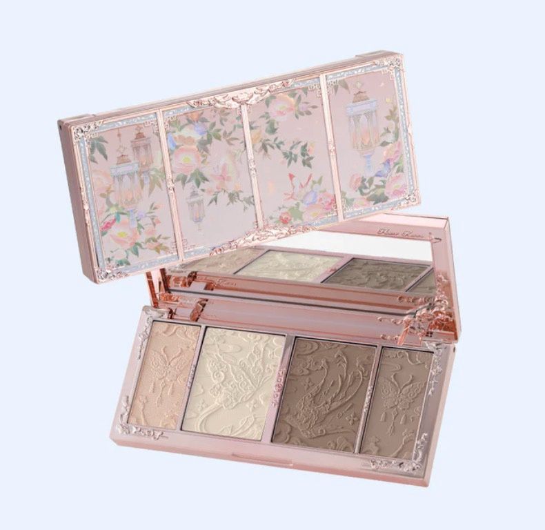 Flower Knows  Butterfly Cloud Collar Collection Embossed Highlight &amp; Contour  Palette