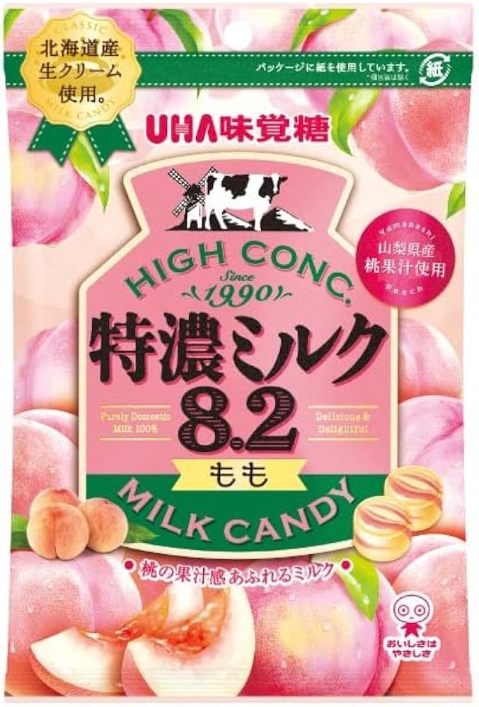 Uha Tokuno High Concentrated Milk Peach