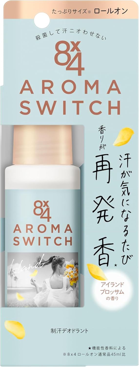 8x4 Aroma Switch Deodorant Roll-On Island Blossom