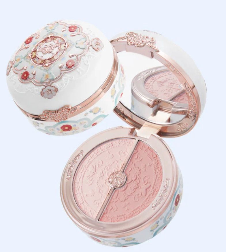 Flower Knows  Butterfly Cloud Collar Collection Rouge Box Duo Blush, Color: 01 Rouge Snow