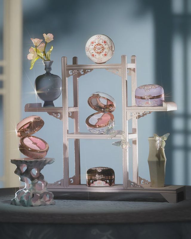 Flower Knows  Butterfly Cloud Collar Collection Rouge Box Duo Blush