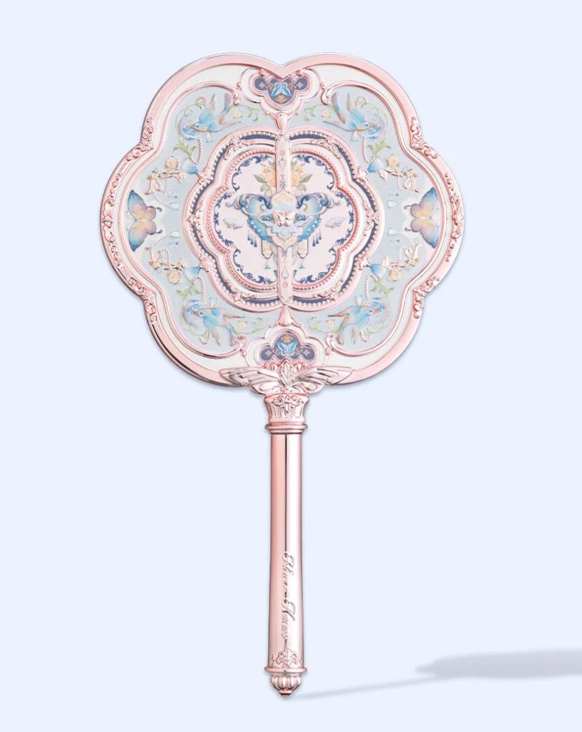 Flower Knows Hand Mirror, Color: Floral Cyan