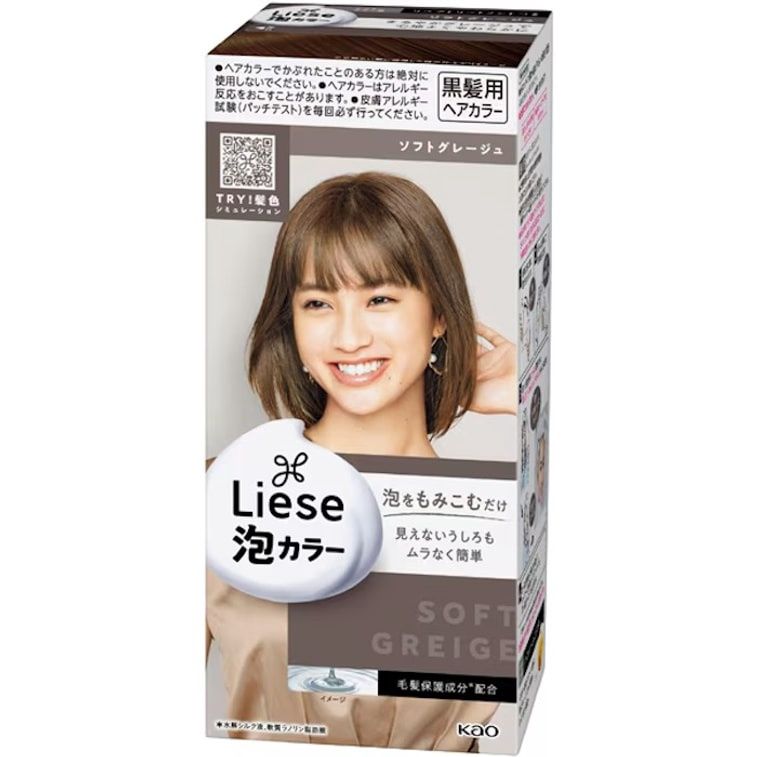 Liese Creamy Bubble Hair Color  #Soft Greige