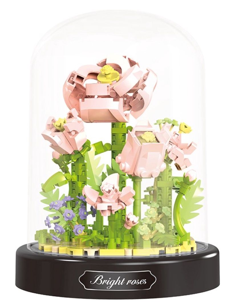 Flower Lego, Color: Bright Rose