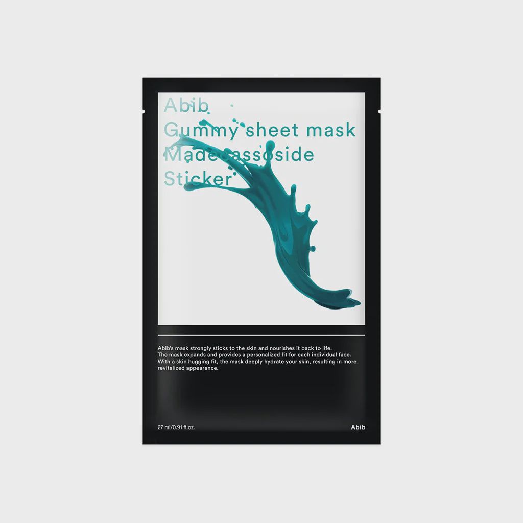 Gummy Sheet Mask Madecassoside Sticker - 1 Box of 10 Sheets