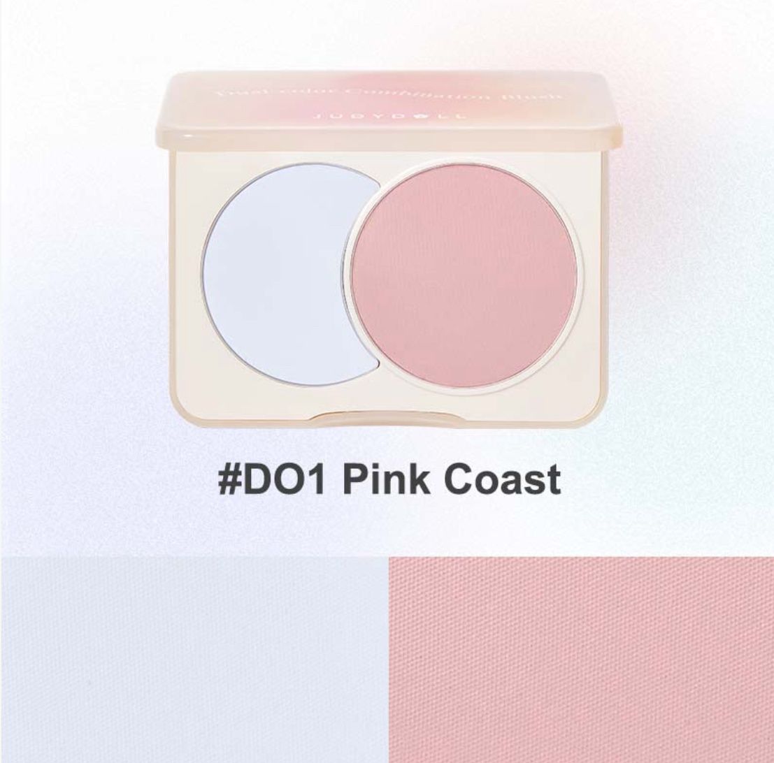 Dual-Color Combination Blush, Color: #D01