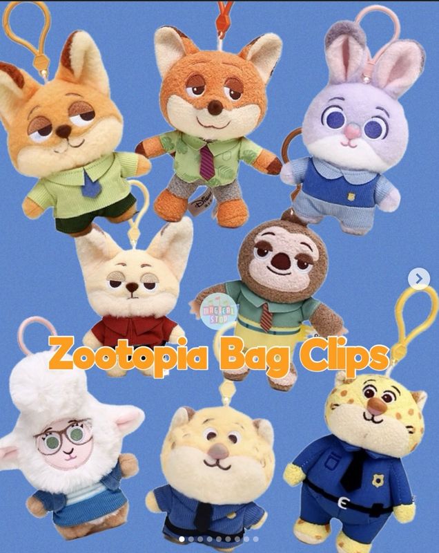Zootopia Plushie Keychain