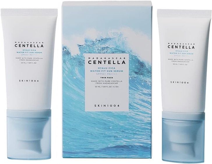 Madagascar Centella Hyalu-Cica Water-Fit Sun Serum SPF 50+ / pA++++, Size: Twin