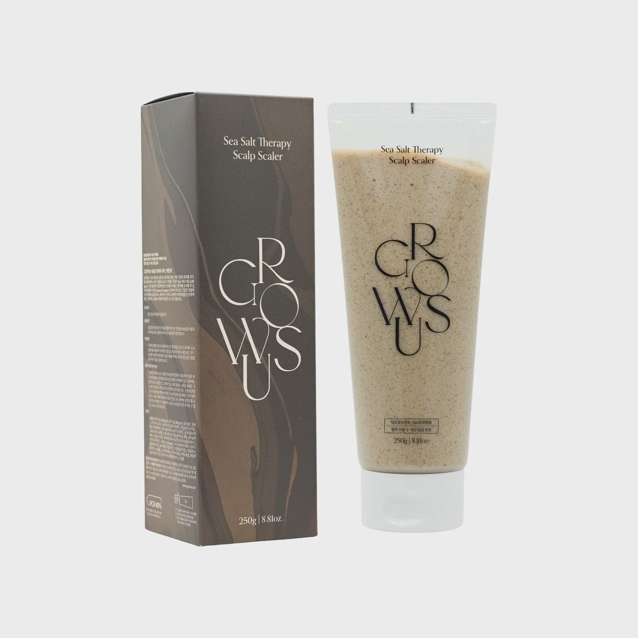 Sea salt therapy scalp scaler