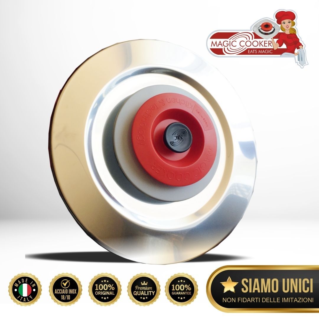 Coperchio Tondo Diam.35 Acciaio 18/10 - Magic Cooker