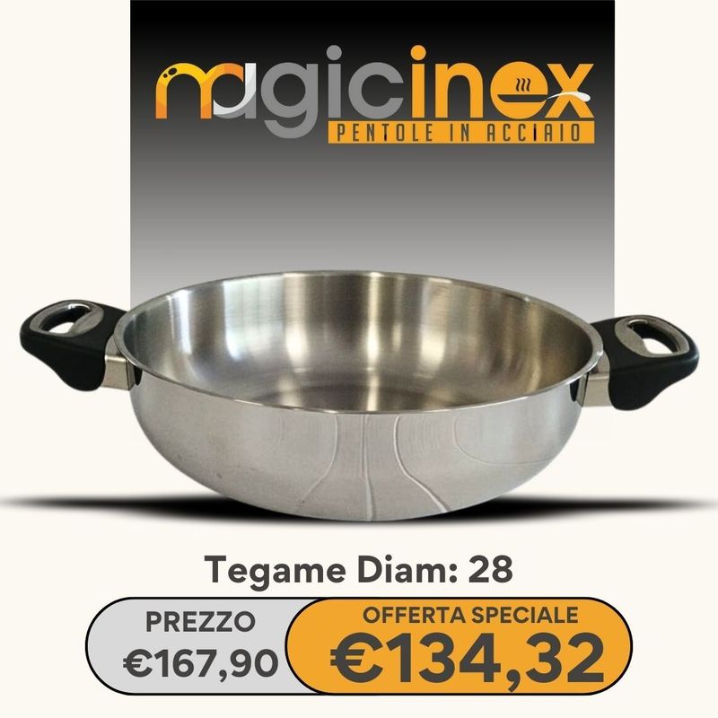 Tegame in Acciaio Diam.28
