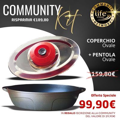 Coperchio Ovale + Padella Ovale + iscrizione alla Community GRATIS Coperchio Ovale + Padella Ovale + iscrizione alla Community GRATIS