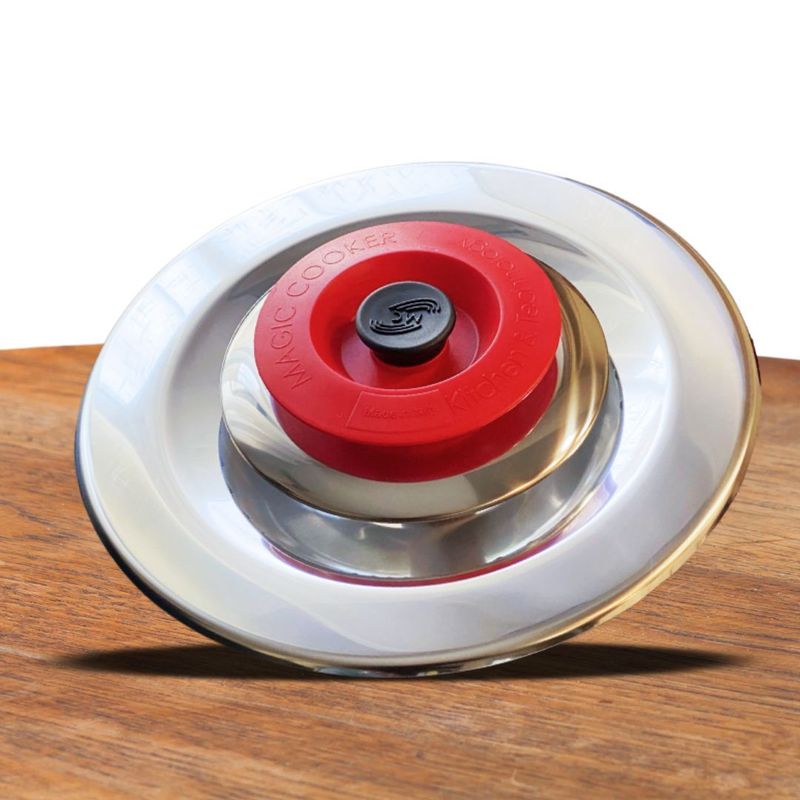 Coperchio Tondo Diam.27 Acciaio 18/10 - Magic Cooker Coperchio Tondo Diam.27 Acciaio 18/10 - Magic Cooker