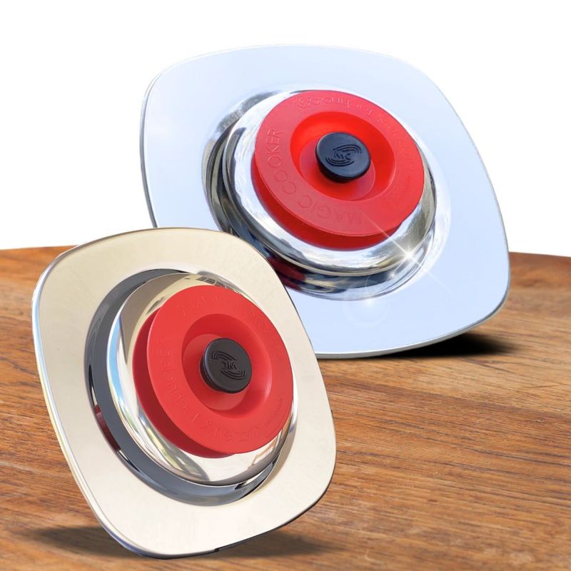 Coperchi Diam.27 e 35 Acciaio 18/10 Magic Cooker Coperchi Diam.27 e 35 Acciaio 18/10 Magic Cooker