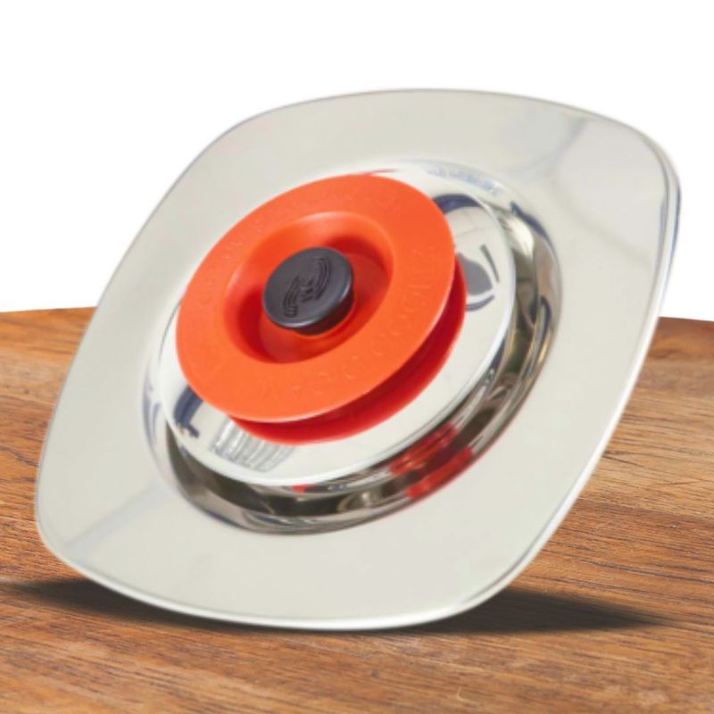 Coperchio Quatondo Diam.35 Acciaio 18/10 - Magic Cooker Coperchio Quatondo Diam.35 Acciaio 18/10 - Magic Cooker