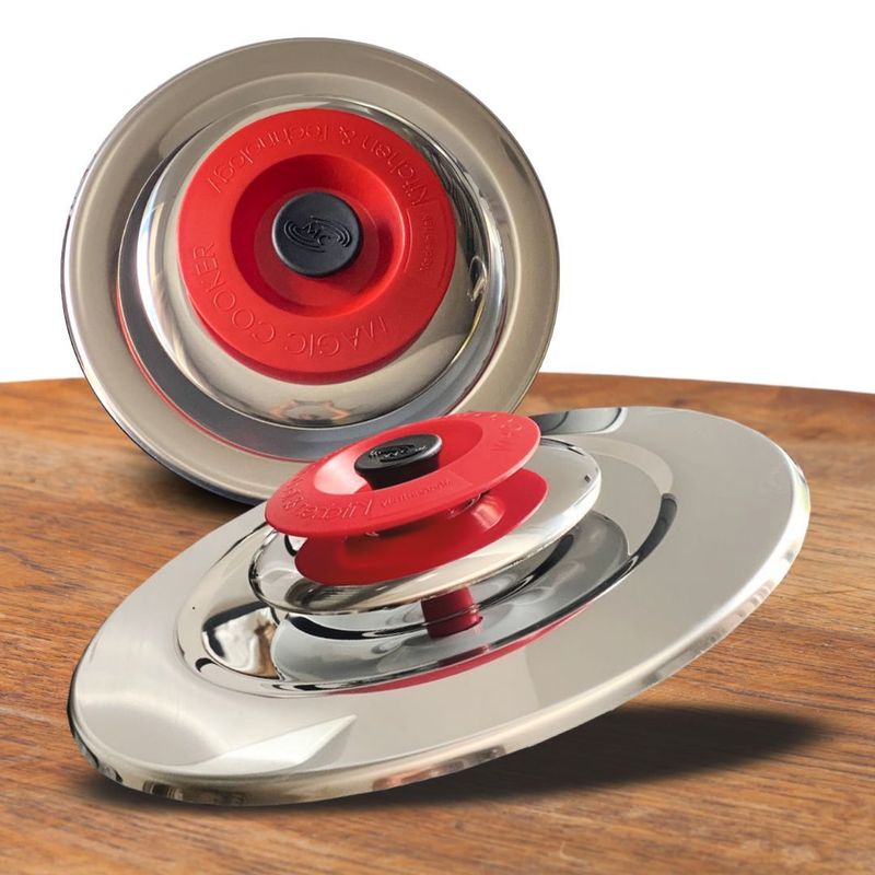 Coperchi Tondi Diam.25 e 31 Acciaio 18/10 - Magic Cooker Coperchi Tondi Diam.25 e 31 Acciaio 18/10 - Magic Cooker