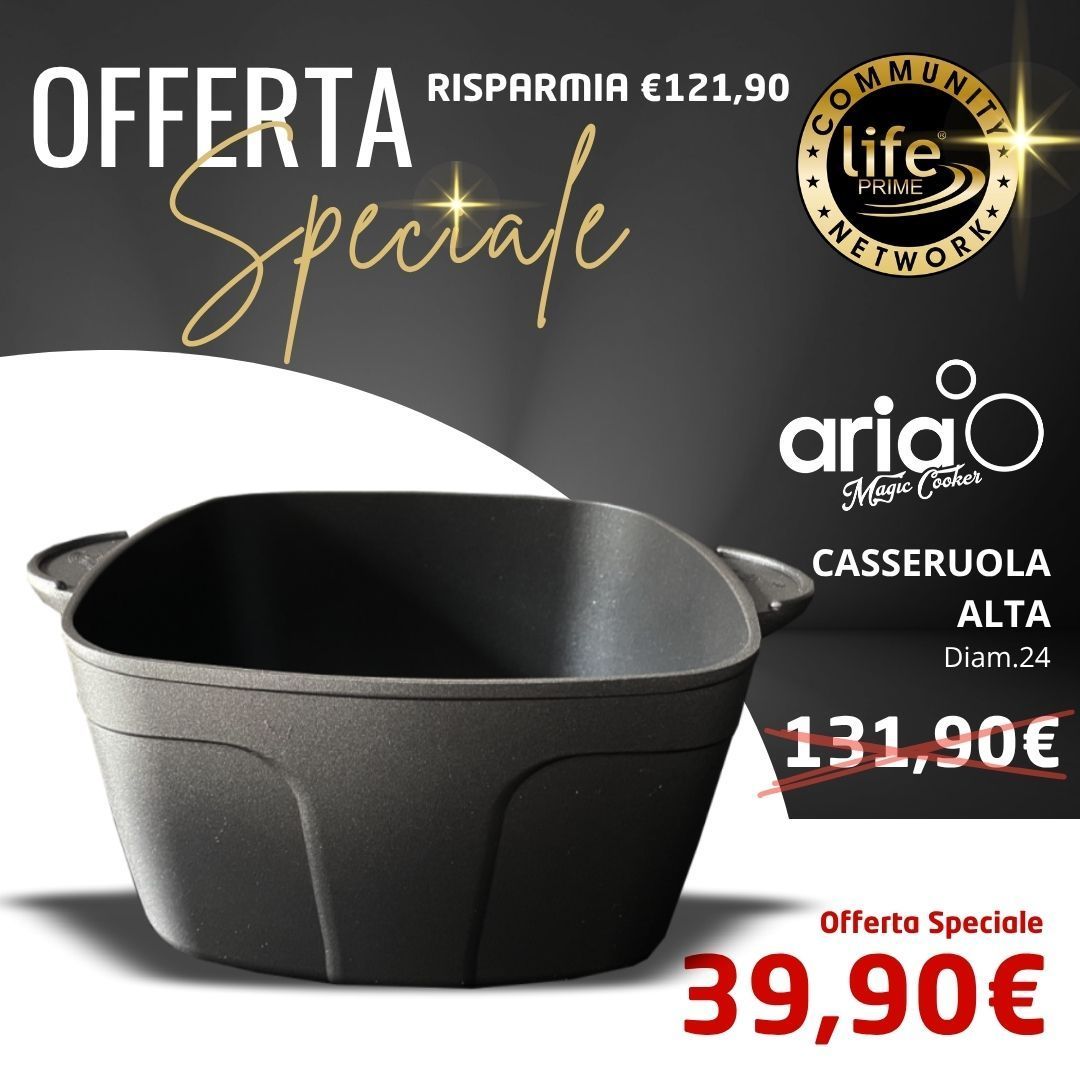 Casseruola Alta Diam.24 + iscrizione alla Community GRATIS