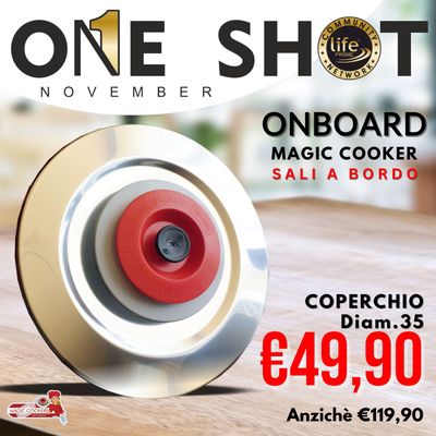 ONE SHOT NOVEMBRE COPERCHIO Diam.35 ONE SHOT NOVEMBRE COPERCHIO Diam.35