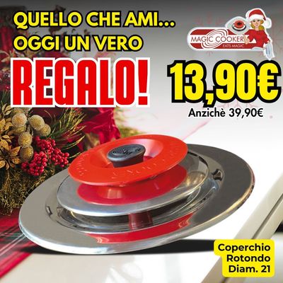 Coperchio Rotondo in Acciaio 18/10 - Magic Cooker