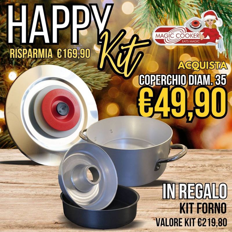 HAPPY KIT ART TONDO 35 CLASSIC + KIT FORNO