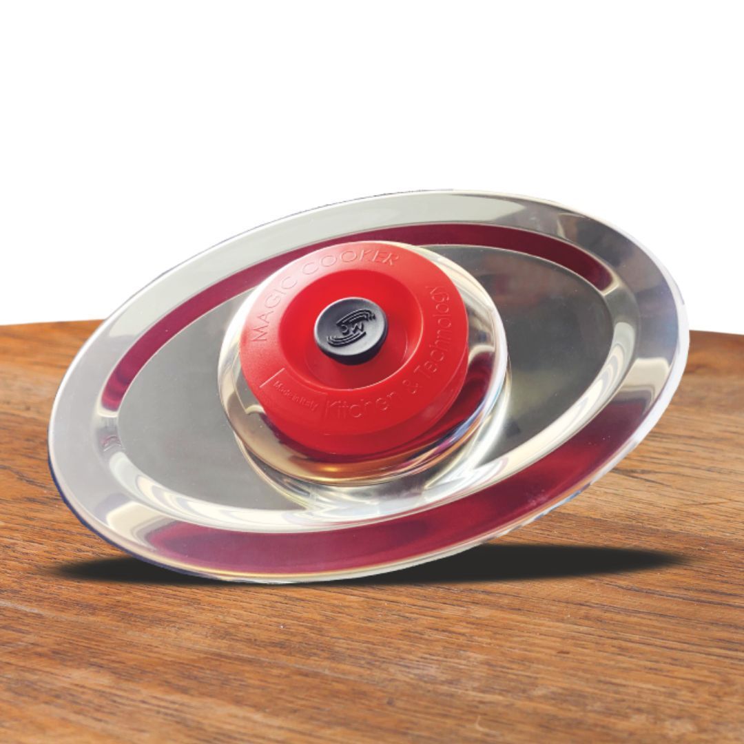 Coperchio Ovale Acciaio INOX 18/10 - Magic Cooker (ORIGINALE) Coperchio Ovale Acciaio INOX 18/10 - Magic Cooker (ORIGINALE)