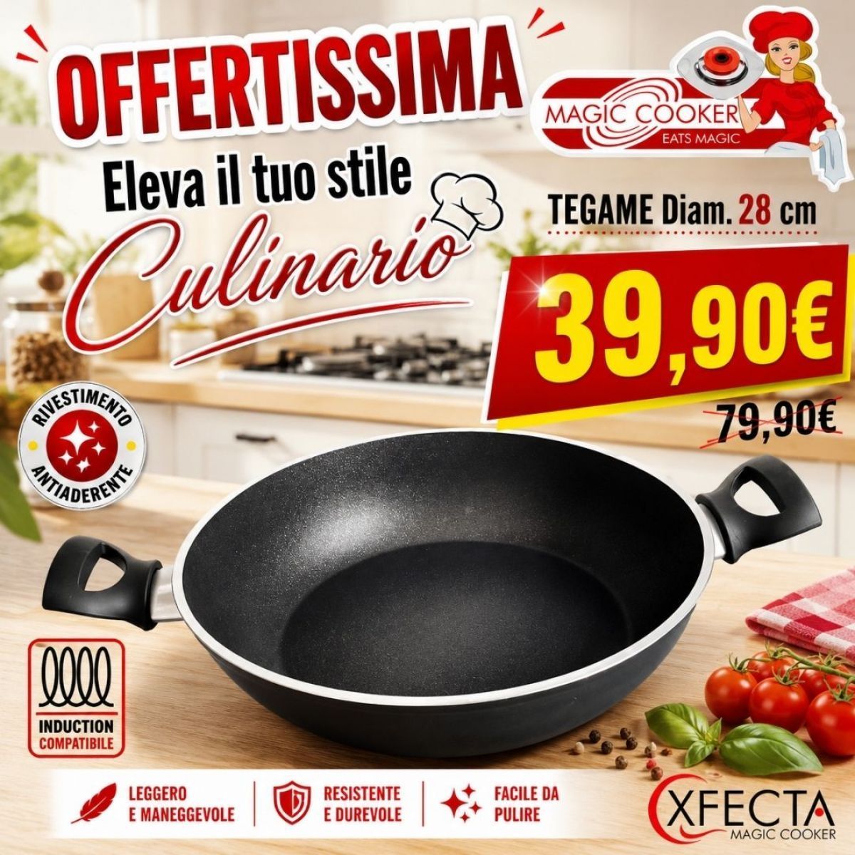 TEGAME Ø28 LINEA XFECTA by Magic Cooker