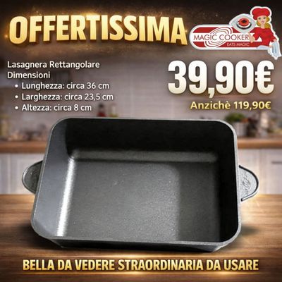 LASAGNERA RETTANGOLARE - Magic Cooker