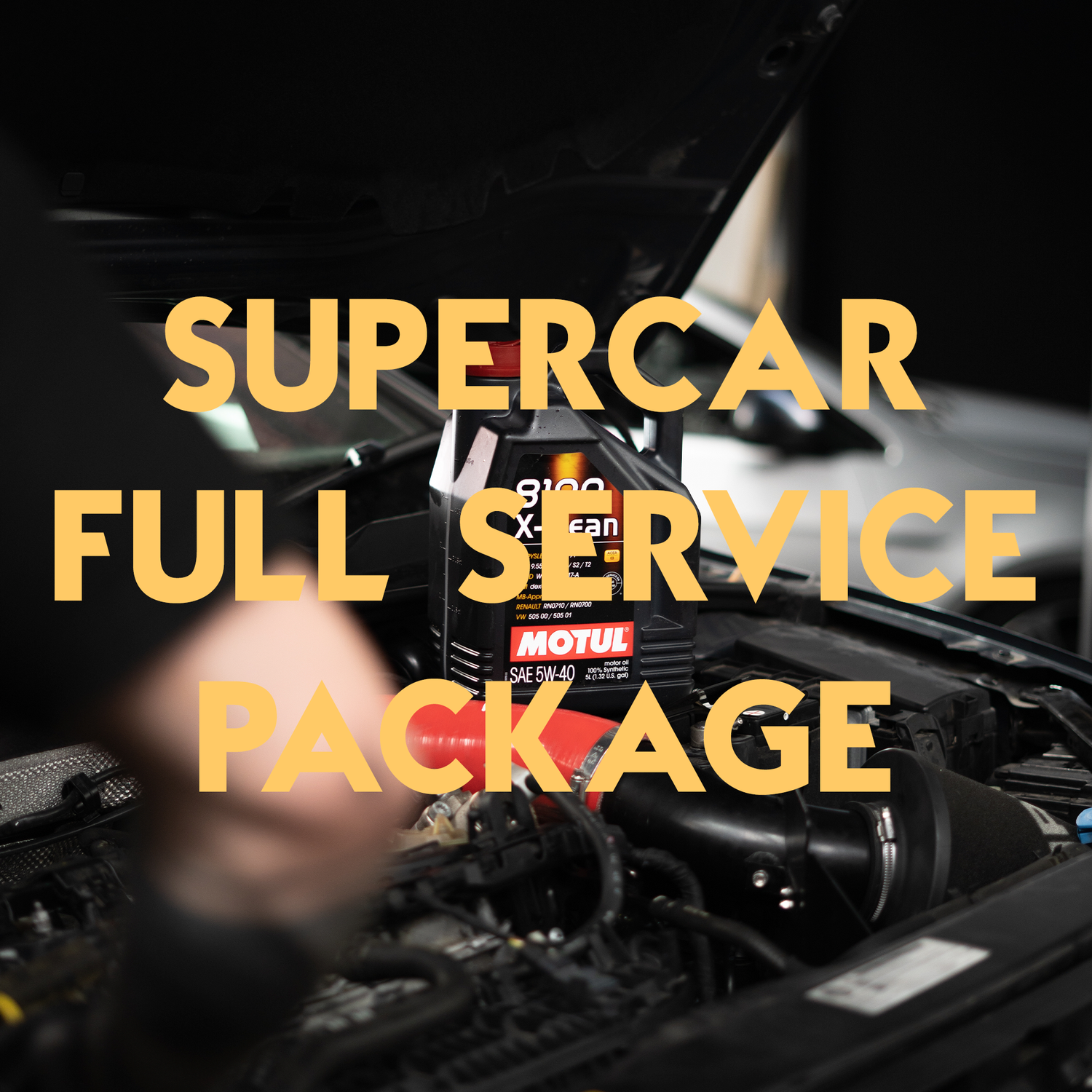 SUPERCAR FULL SERVICE PACKAGE