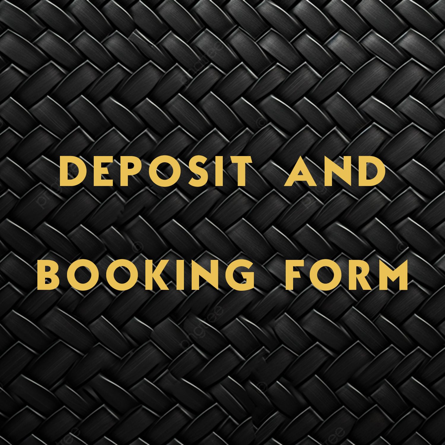 Booking Deposit Page , lets get you booked in with us !