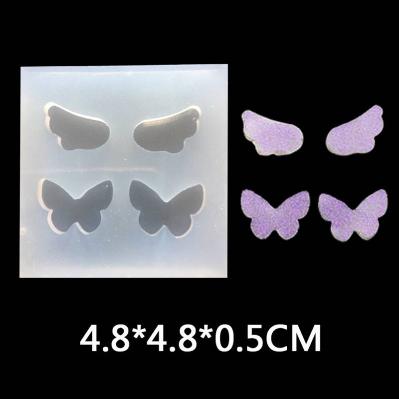 1 moules silicone ailes papillons  pour creation bijoux - B01167