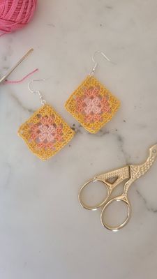 Classic Granny Square Earrings