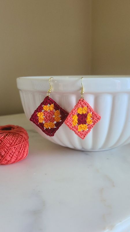 Classic Granny Square Earrings