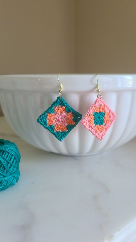 Classic Granny Square Earrings