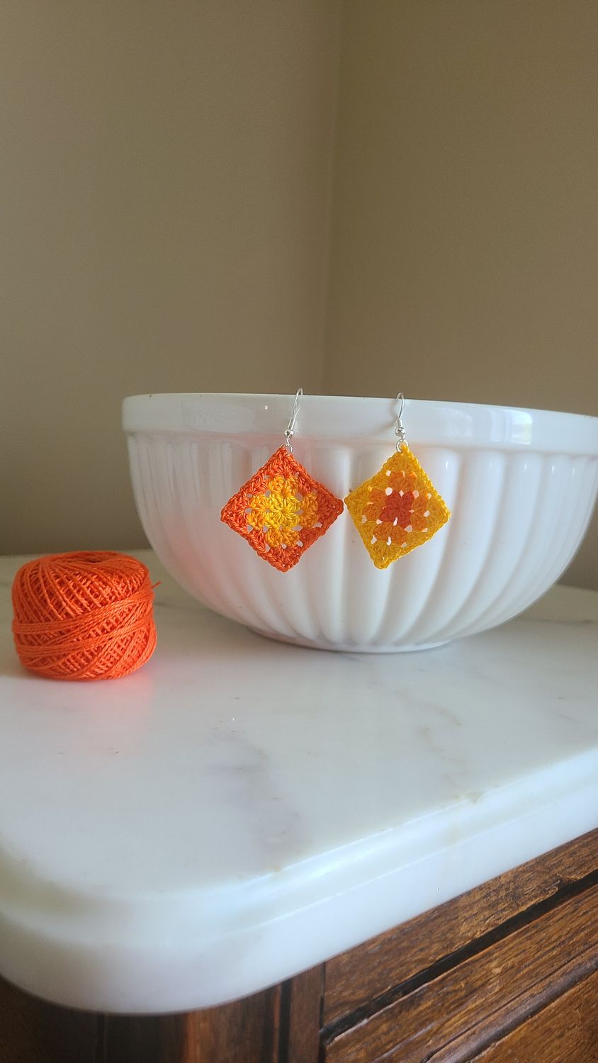 Classic Granny Square Earrings