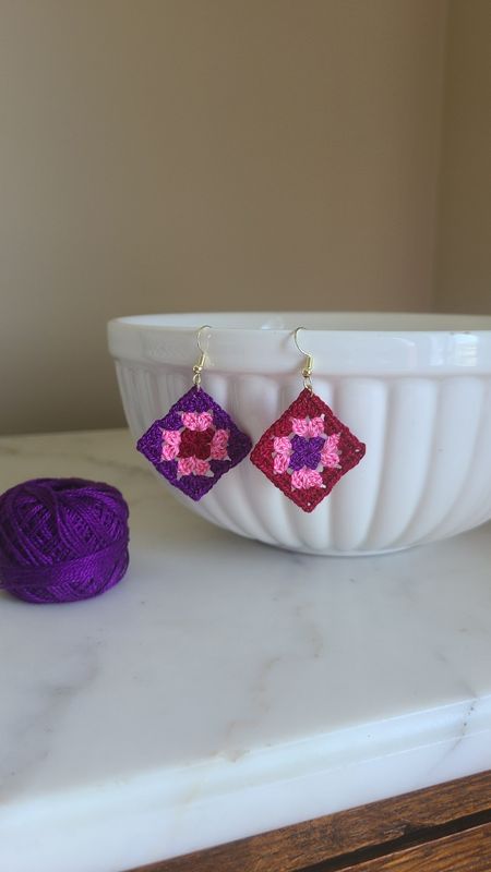 Classic Granny Square Earrings