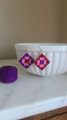 Classic Granny Square Earrings