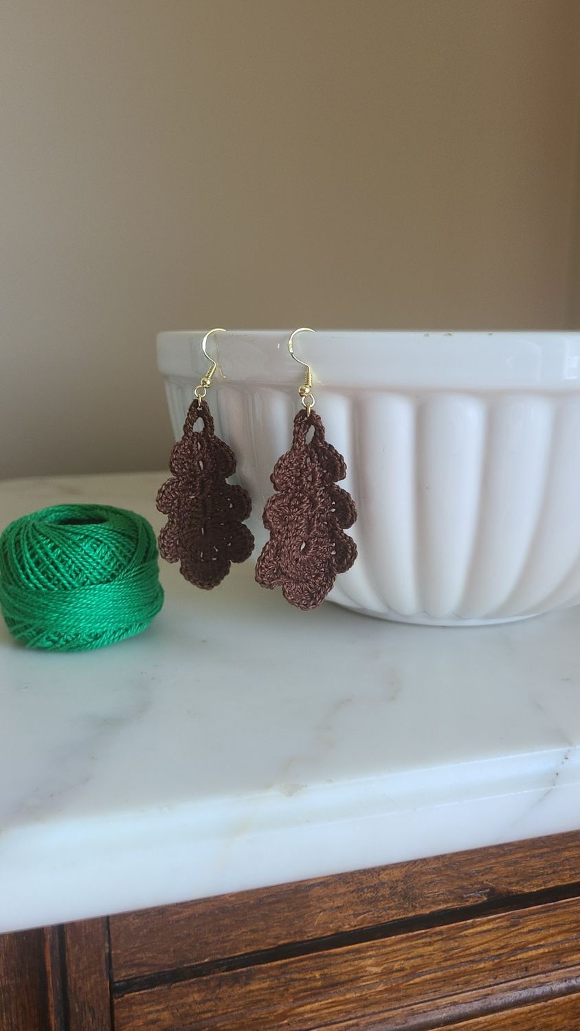 Oak Leaf Earrings