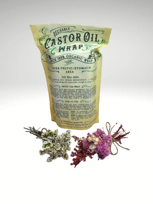 Castor Oil Wrap (Castor Oil sold separately)